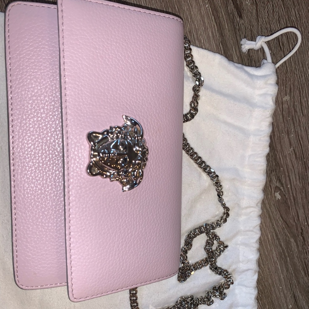 Versace medusa foldover shoulder bag